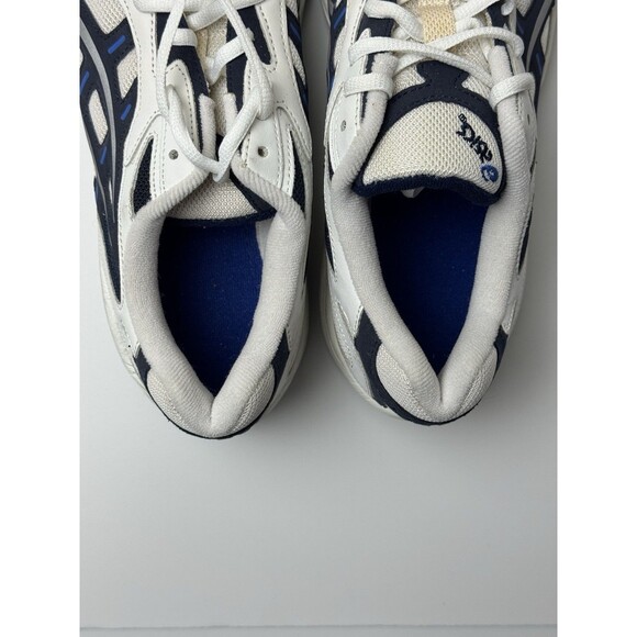 Size 9.5 - Vintage ASICS Running Shoes Trainers TK61F White Blue NEW NO BOX - Picture 8 of 10